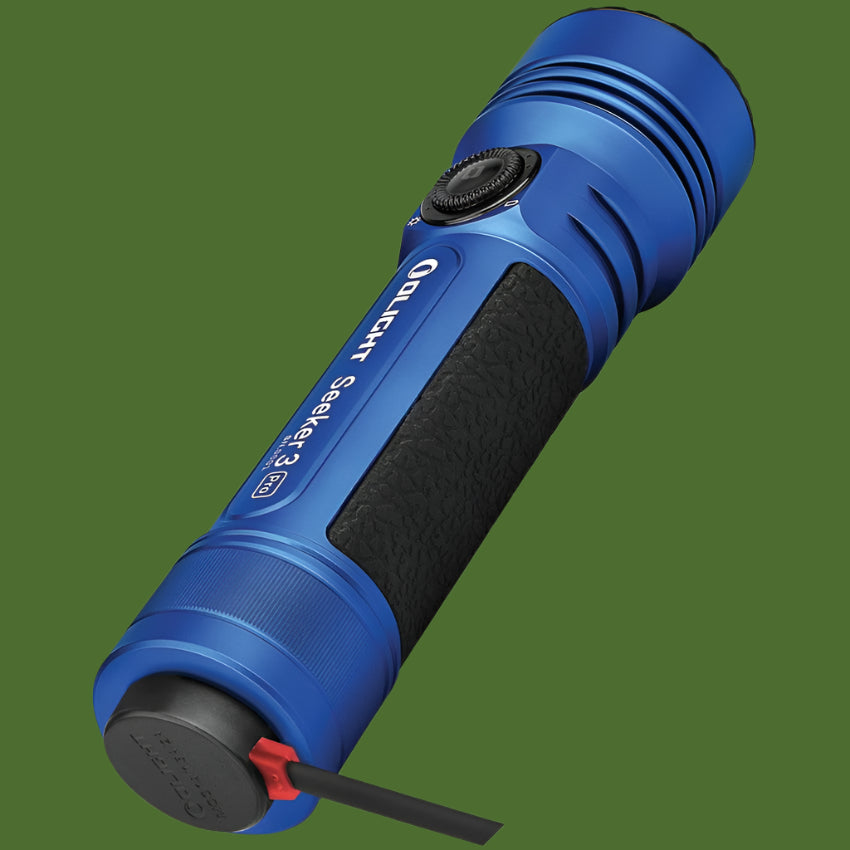 Olight Seeker 3 Pro Rechargeable Flashlight (Blue)