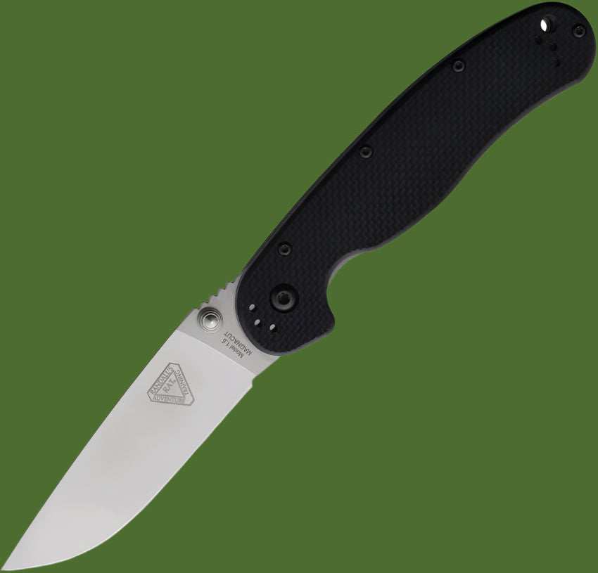 Ontario RAT 1.5 Linerlock Magnacut (Black G-10)