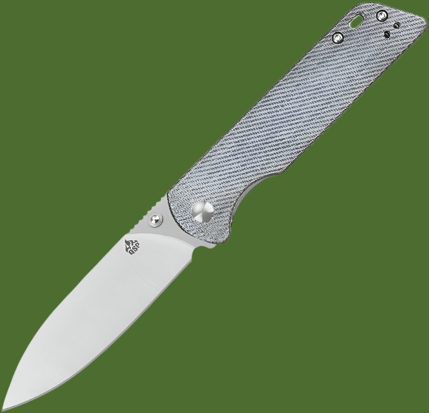 QSP Parrot V2 Linerlock Denim Micarta