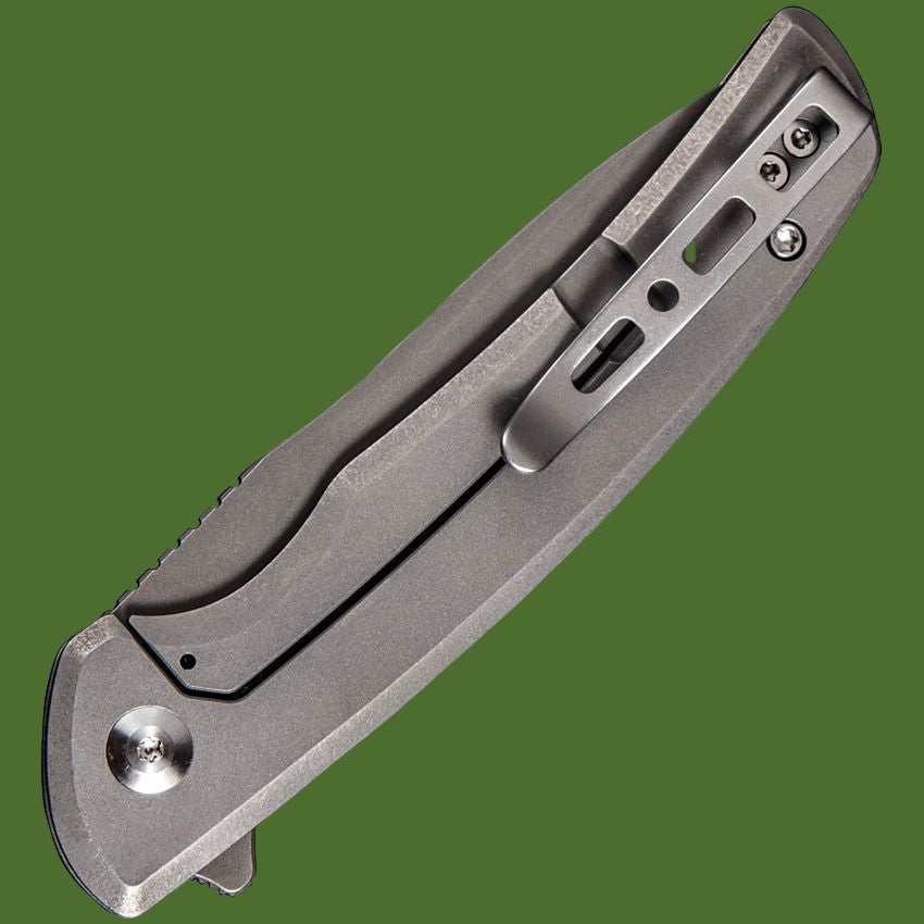 Sencut Tynan Stainless Steel Frame Lock Stonewash