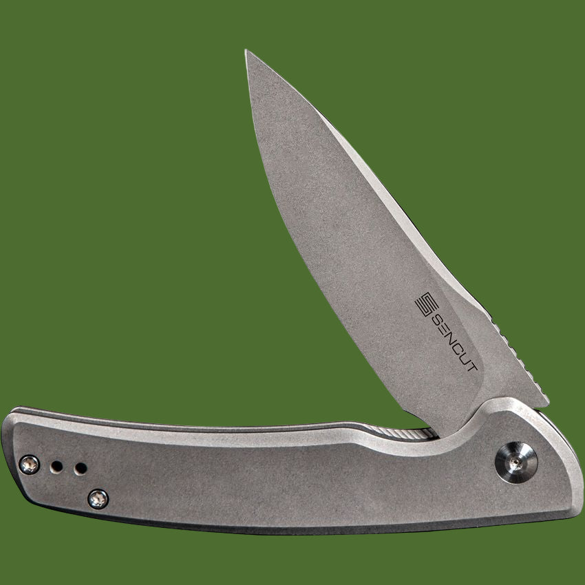 Sencut Tynan Stainless Steel Frame Lock Stonewash