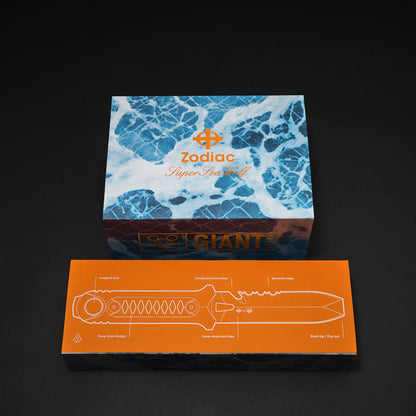 GiantMouse x Zodiac Dive Watch and Dive Knife Box Set