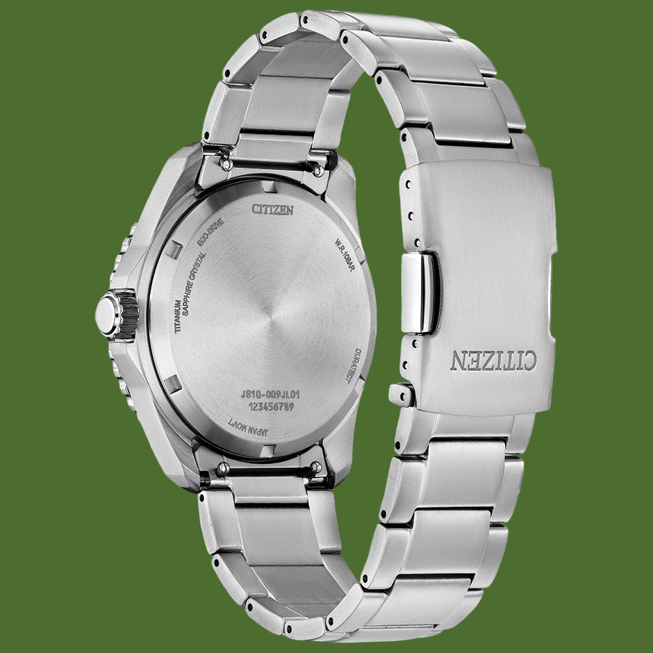 Citizen Brycen Eco-Drive Super Titanium Black Dial AW1840-50E