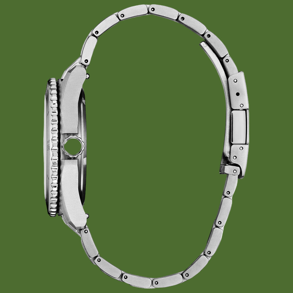 Citizen Brycen Eco-Drive Super Titanium Black Dial AW1840-50E