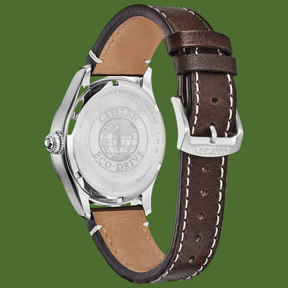 Citizen Garrison Chandler 3-Hand Eco-Drive Green Dial BM6838-09X