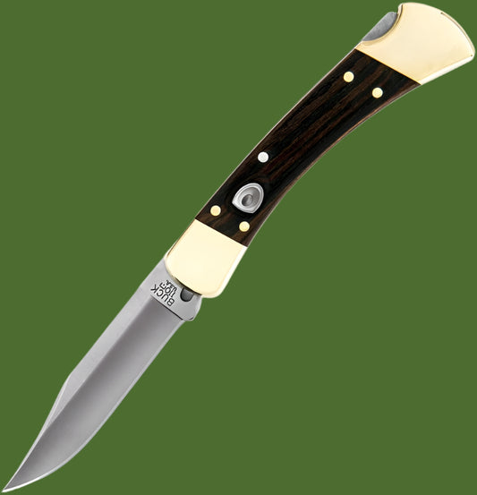 Buck 110 Auto Lockback Ebony Wood