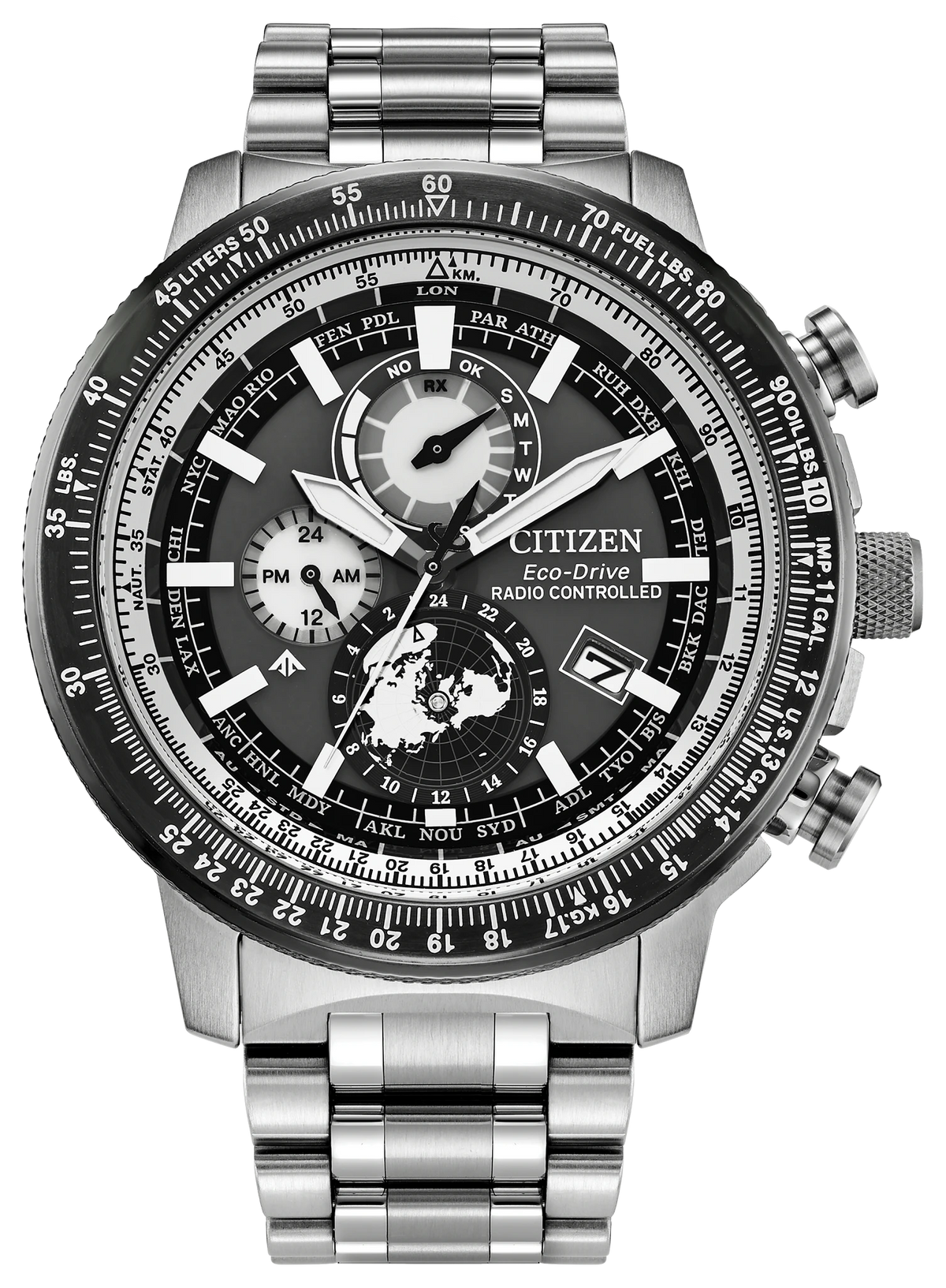 Citizen Promaster Geo Trekker Radio Controlled Eco-Drive BY3006-53H