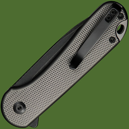 Civivi Elementum II Button Lock Aluminum (Grey Handle, Black Blade)