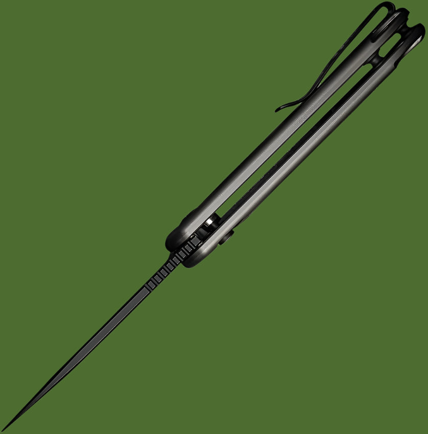 Civivi Elementum II Button Lock Aluminum (Grey Handle, Black Blade)