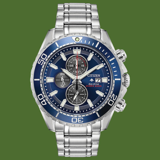 Citizen Promaster Dive Eco-Drive Chronograph Navy Blue CA0710-58BL