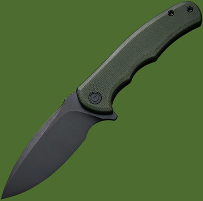 Civivi Mini Praxis Linerlock (Green G-10, Black Blade)