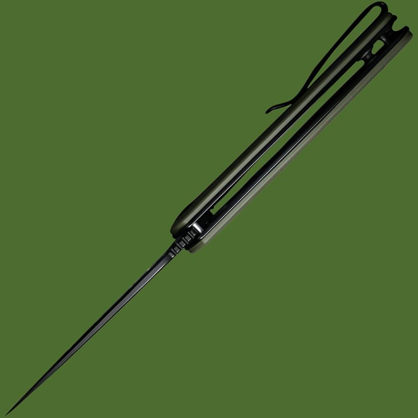 Civivi Mini Praxis Linerlock (Green G-10, Black Blade)