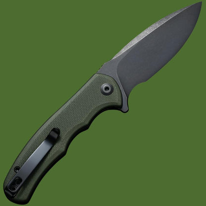 Civivi Mini Praxis Linerlock (Green G-10, Black Blade)