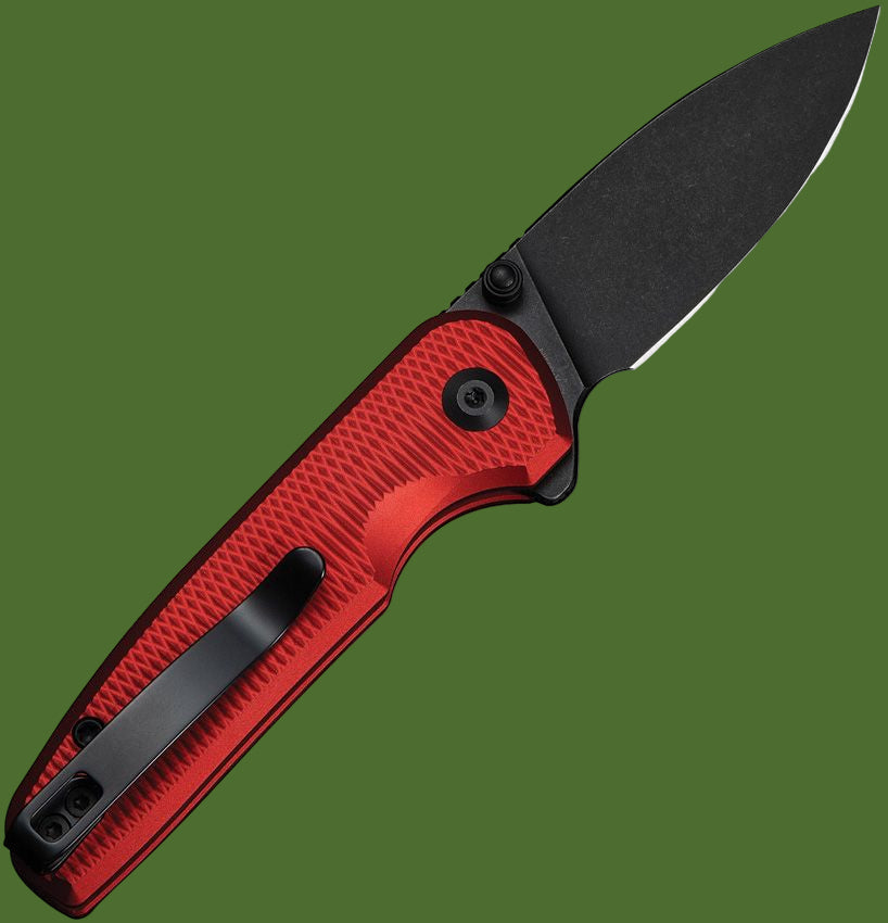 Civivi Mini Shakan Button Lock Red Aluminum