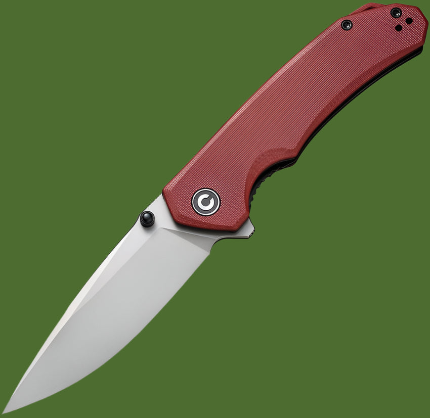 Civivi Brazen Drop Point Liner Lock (Burgundy G-10)