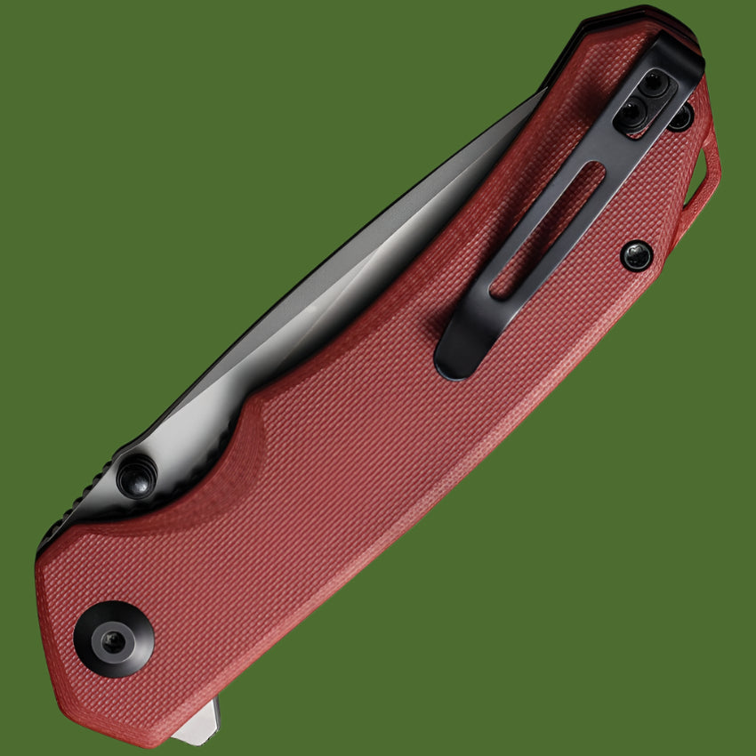 Civivi Brazen Drop Point Liner Lock (Burgundy G-10)