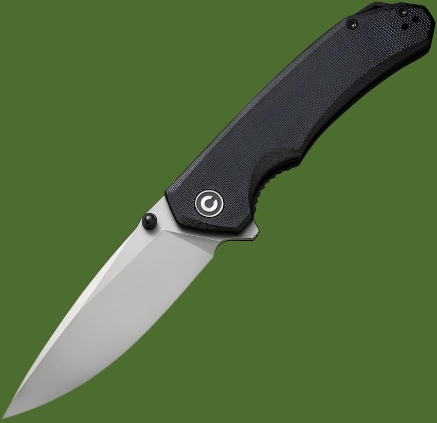 Civivi Brazen Drop Point Linerlock (Black G-10)