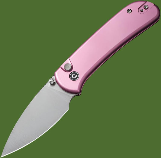 Civivi Qubit Button Lock (Pink Aluminum Handle)