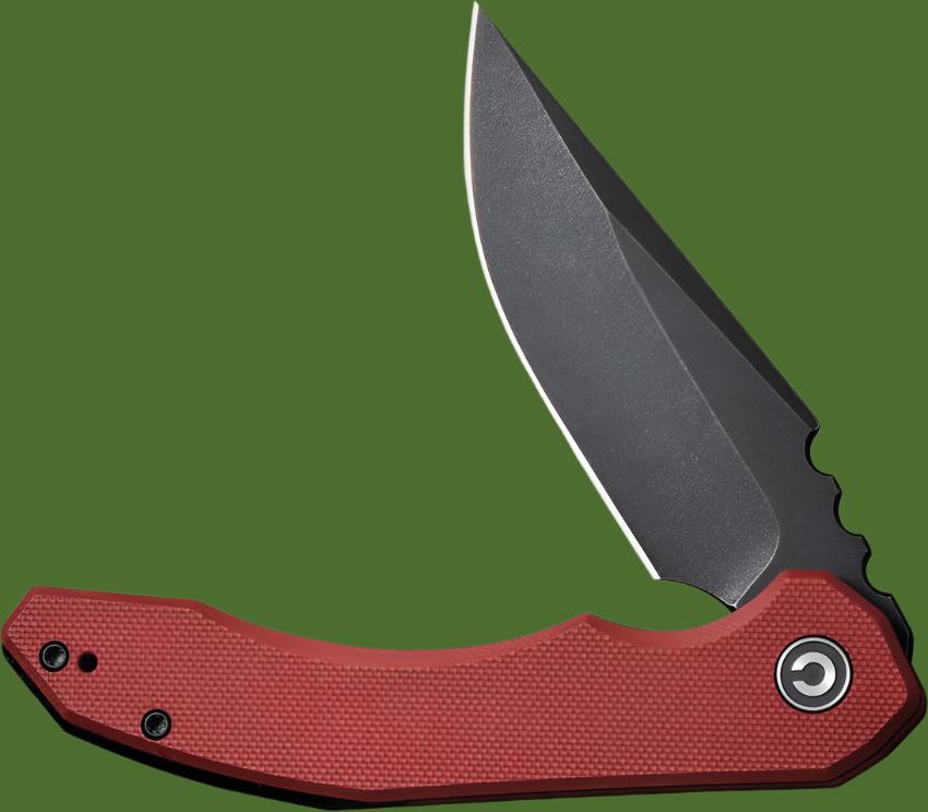 Civivi Bluetick Linerlock (Burgundy Scales, Black Blade)