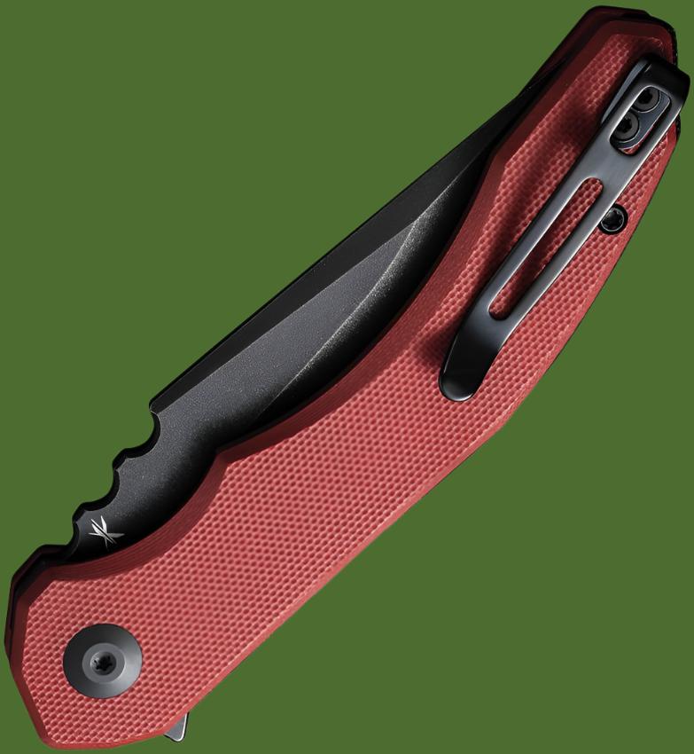 Civivi Bluetick Linerlock (Burgundy Scales, Black Blade)