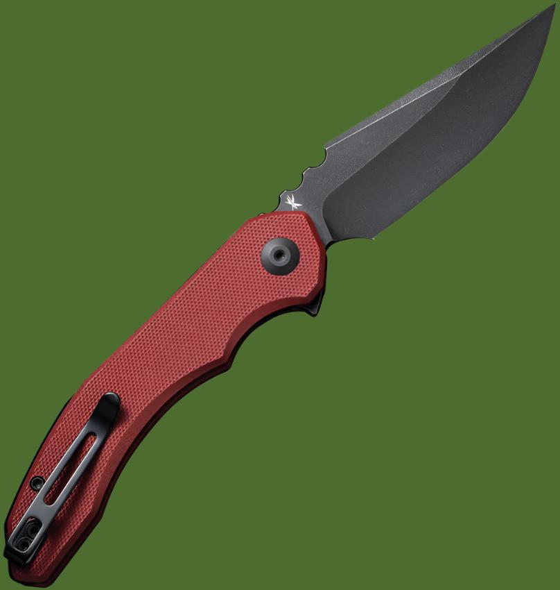 Civivi Bluetick Linerlock (Burgundy Scales, Black Blade)