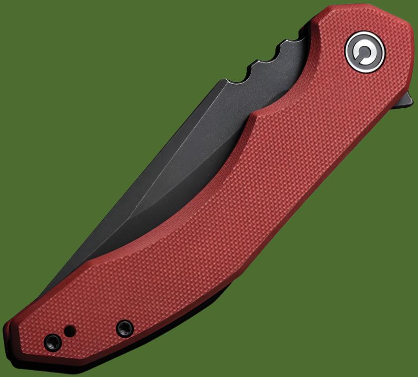 Civivi Bluetick Linerlock (Burgundy Scales, Black Blade)