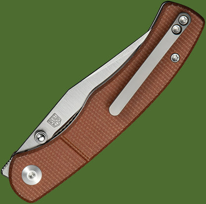 Civivi Clingman Linerlock Brown Micarta
