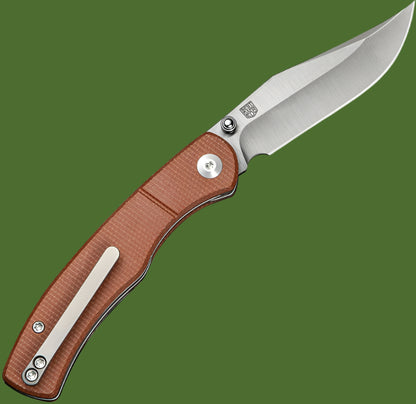 Civivi Clingman Linerlock Brown Micarta