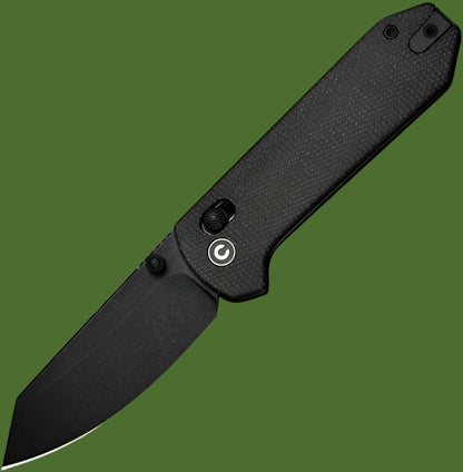 Civivi Yonder Crossbar Lock (Green Micarta Handle, Black Blade)