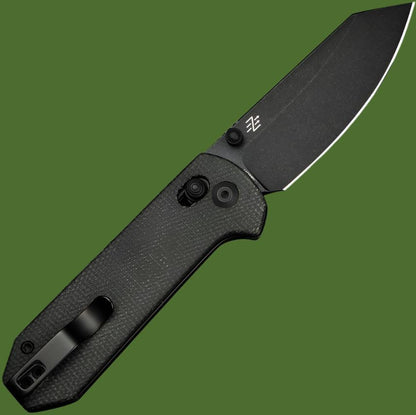 Civivi Yonder Crossbar Lock (Green Micarta Handle, Black Blade)