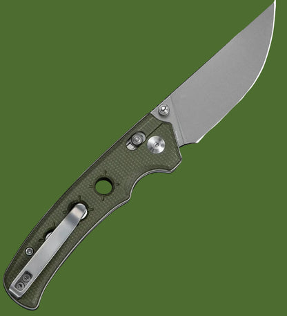 Civivi Noctis Crossbar Lock Olive Green Micarta