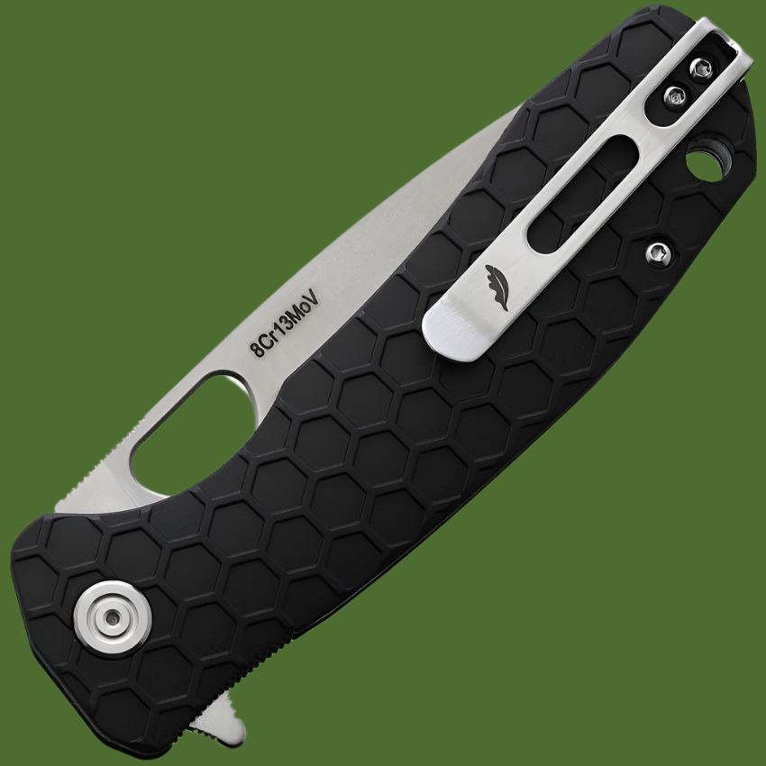 Honey Badger Large Linerlock Drop Point (Black)