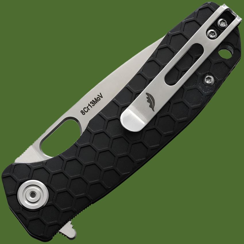 Honey Badger Small Linerlock Drop Point (Black)