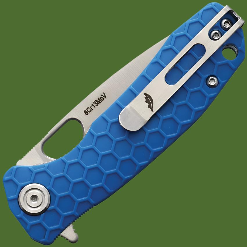 Honey Badger Small Linerlock Drop Point (Blue)