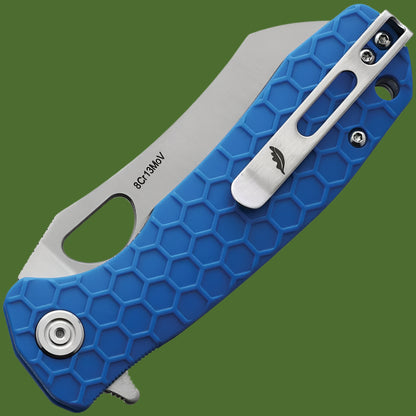 Honey Badger Medium Linerlock Wharncleaver (Blue)