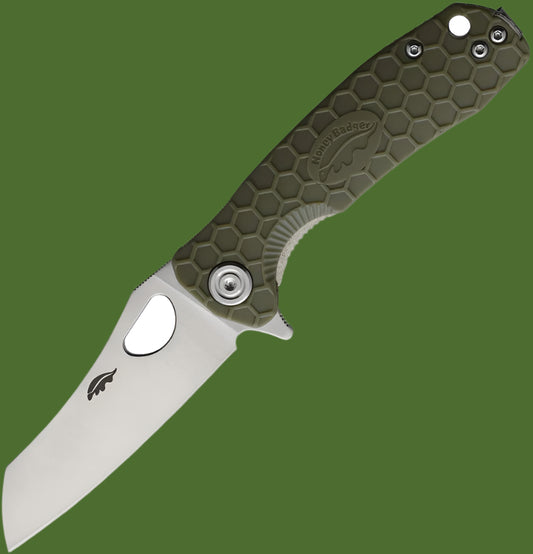 Honey Badger Small Linerlock Wharncleaver (Green)