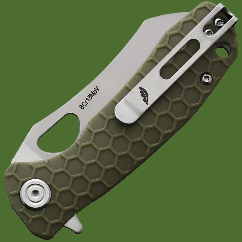 Honey Badger Small Linerlock Wharncleaver (Green)