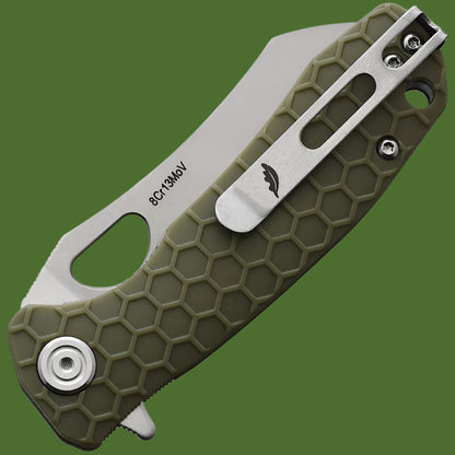 Honey Badger Small Linerlock Wharncleaver (Green)