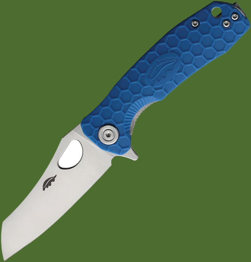 Honey Badger Small Linerlock Wharncleaver (Blue)
