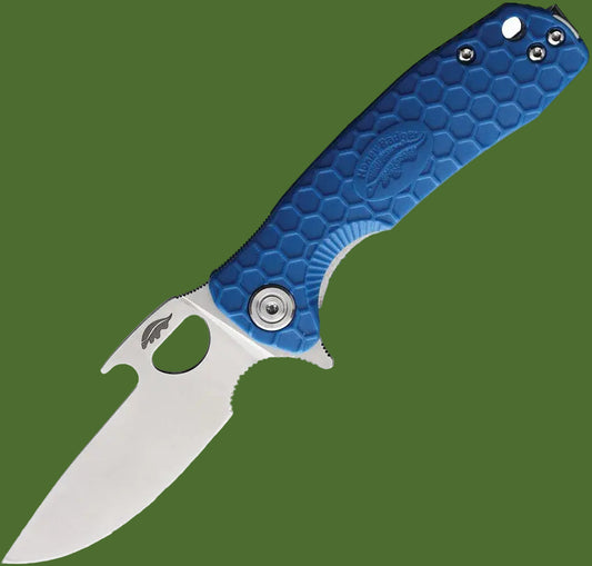 Honey Badger Small Linerlock Easy Open Blue