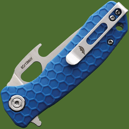 Honey Badger Small Linerlock Easy Open Blue