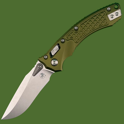 Microtech Amphibian Mini Ram-Lok Frag OD Green Stonewash Standard 137MRL-10FROD