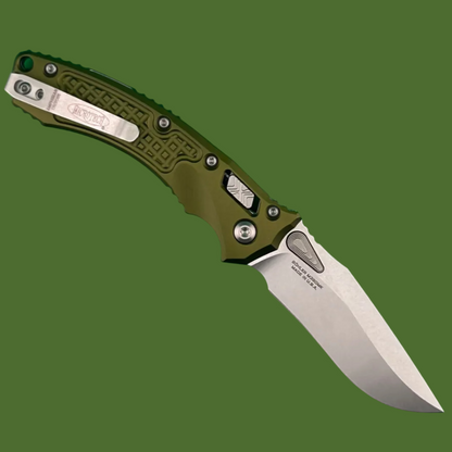 Microtech Amphibian Mini Ram-Lok Frag OD Green Stonewash Standard 137MRL-10FROD