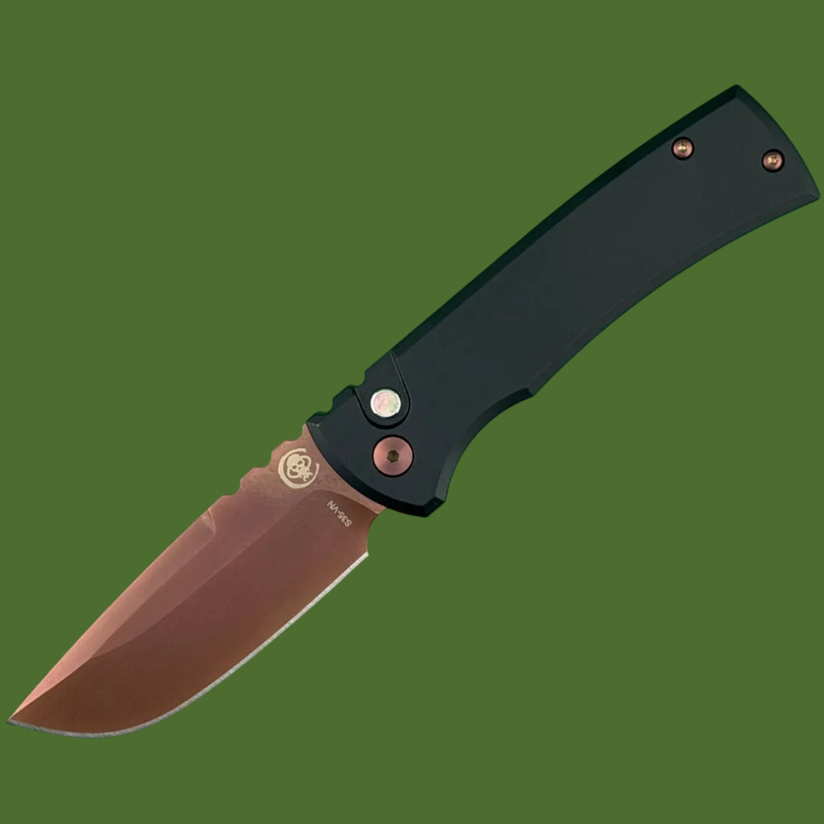Chaves Protech Redencion Auto Copper Rose Drop Point Black