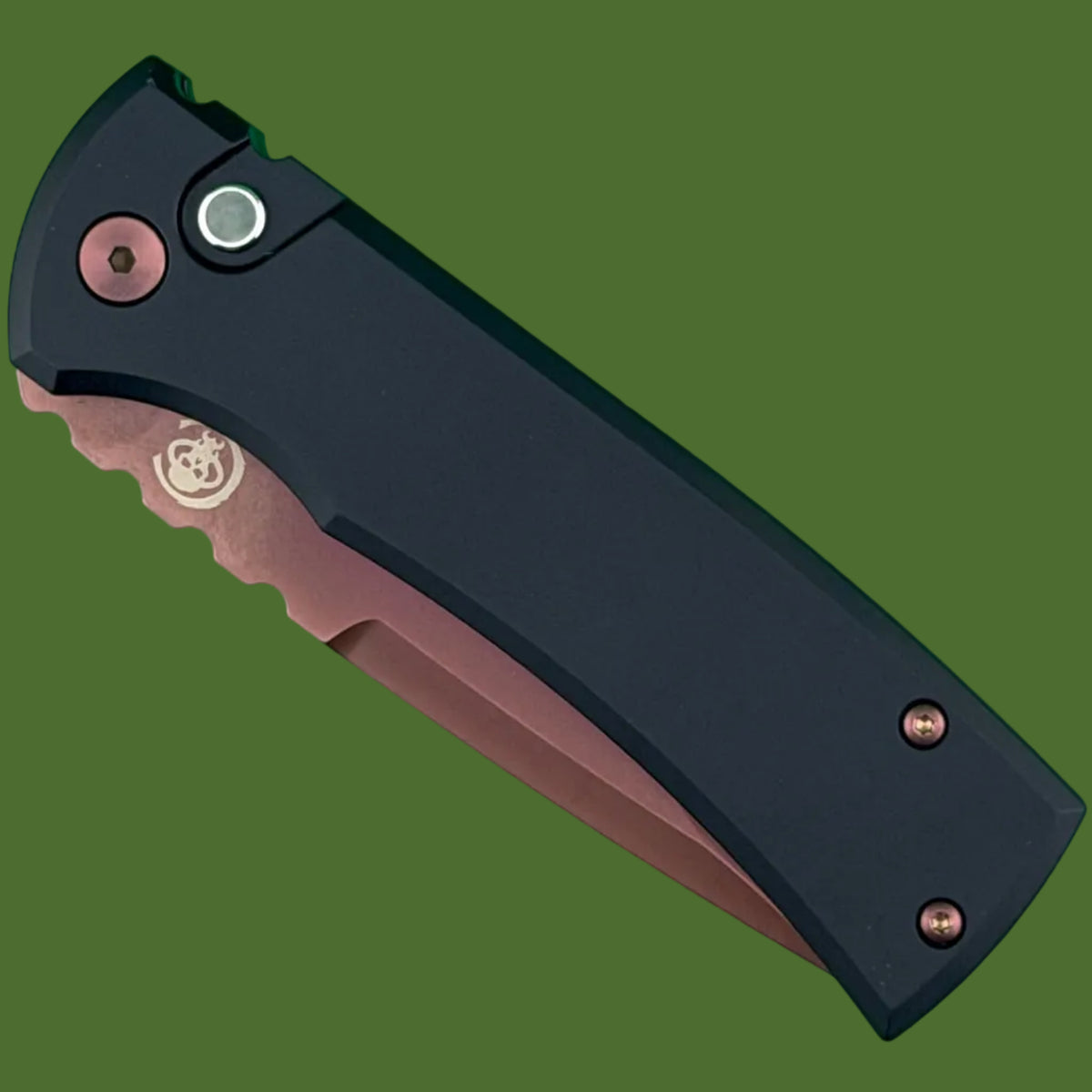 Chaves Protech Redencion Auto Copper Rose Drop Point Black