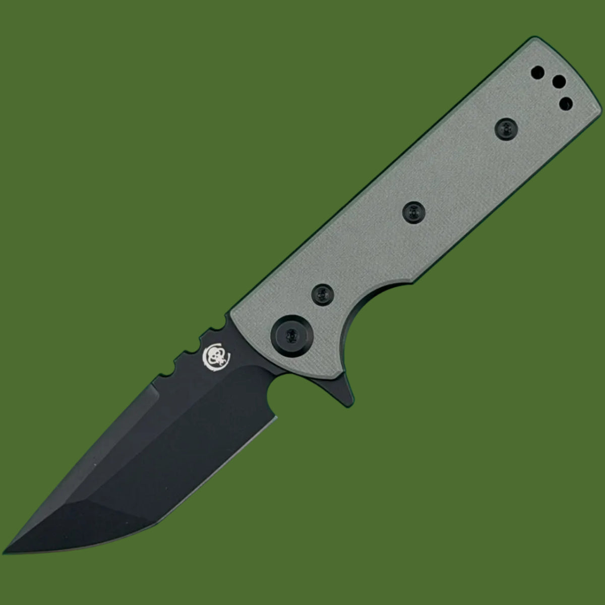 Chaves Blue Label TAK Black PVD Tanto Grey G-10