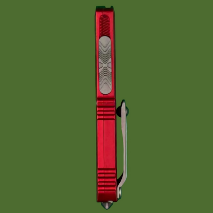 Microtech UTX-70 T/E Gen IV Red Stonewash Standard 11494-10RD