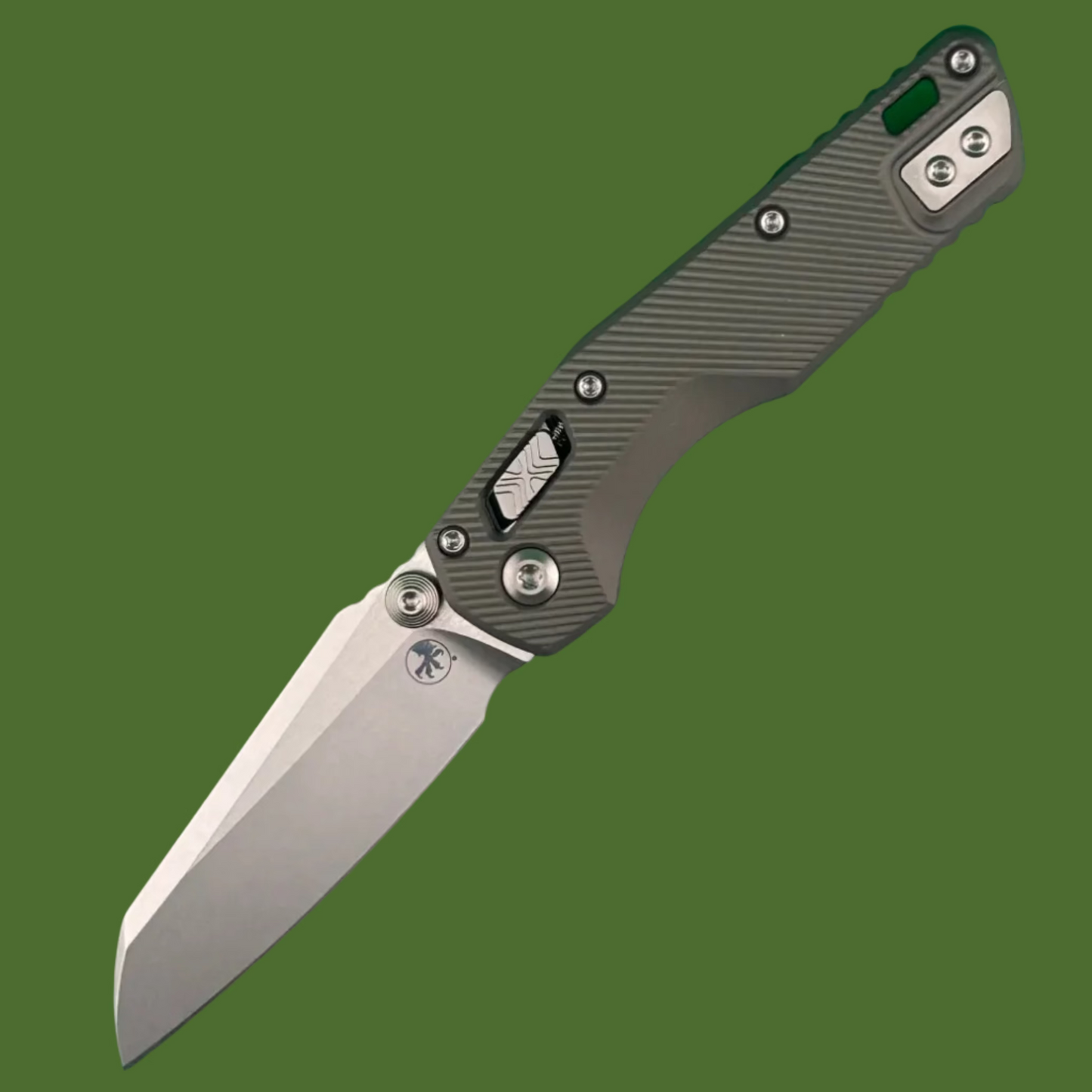 Microtech MSI Mini S/E Fluted Natural Clear Stonewash Standard 210M-10FLNC
