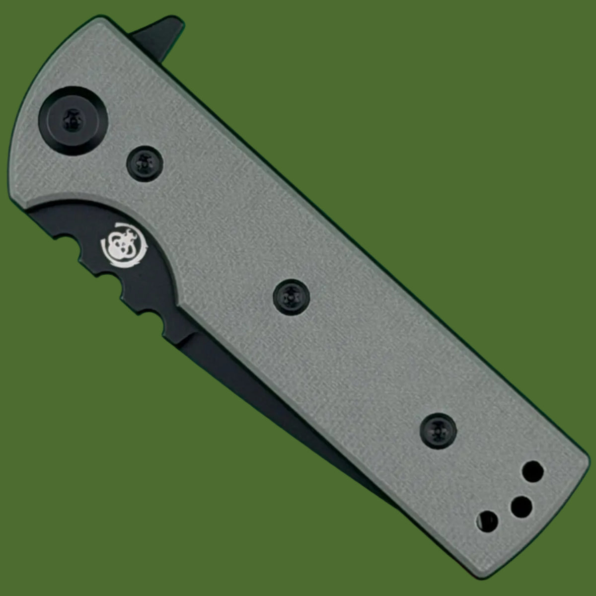 Chaves Blue Label TAK Black PVD Tanto Grey G-10