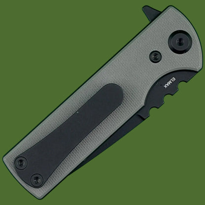 Chaves Blue Label TAK Black PVD Tanto Grey G-10